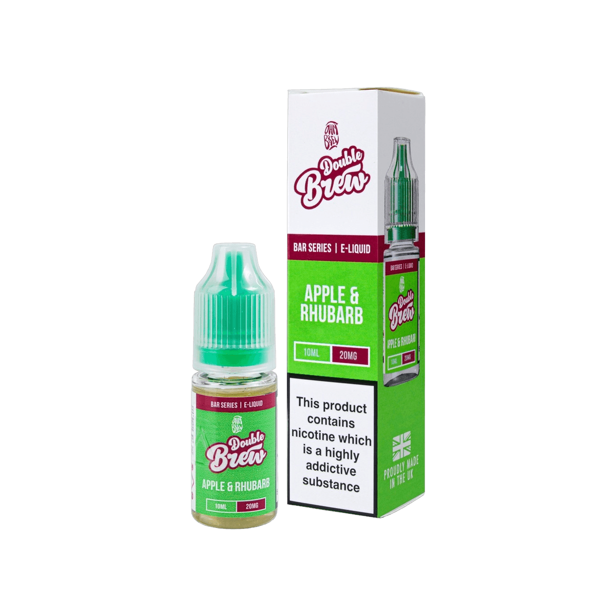 Apple Rhubarb Nic Salt E-Liquid by Double Brew