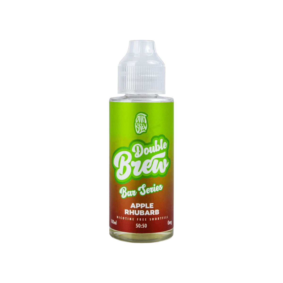 Apple Rhubarb Shortfill E-Liquid by Double Brew Bar Series 100ml