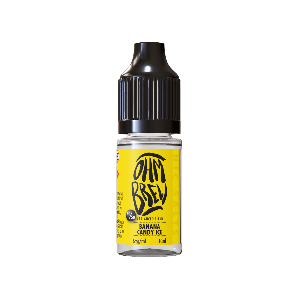 Banana Candy Ice E-Liquid by Ohm Brew 50/50 Nic Salts