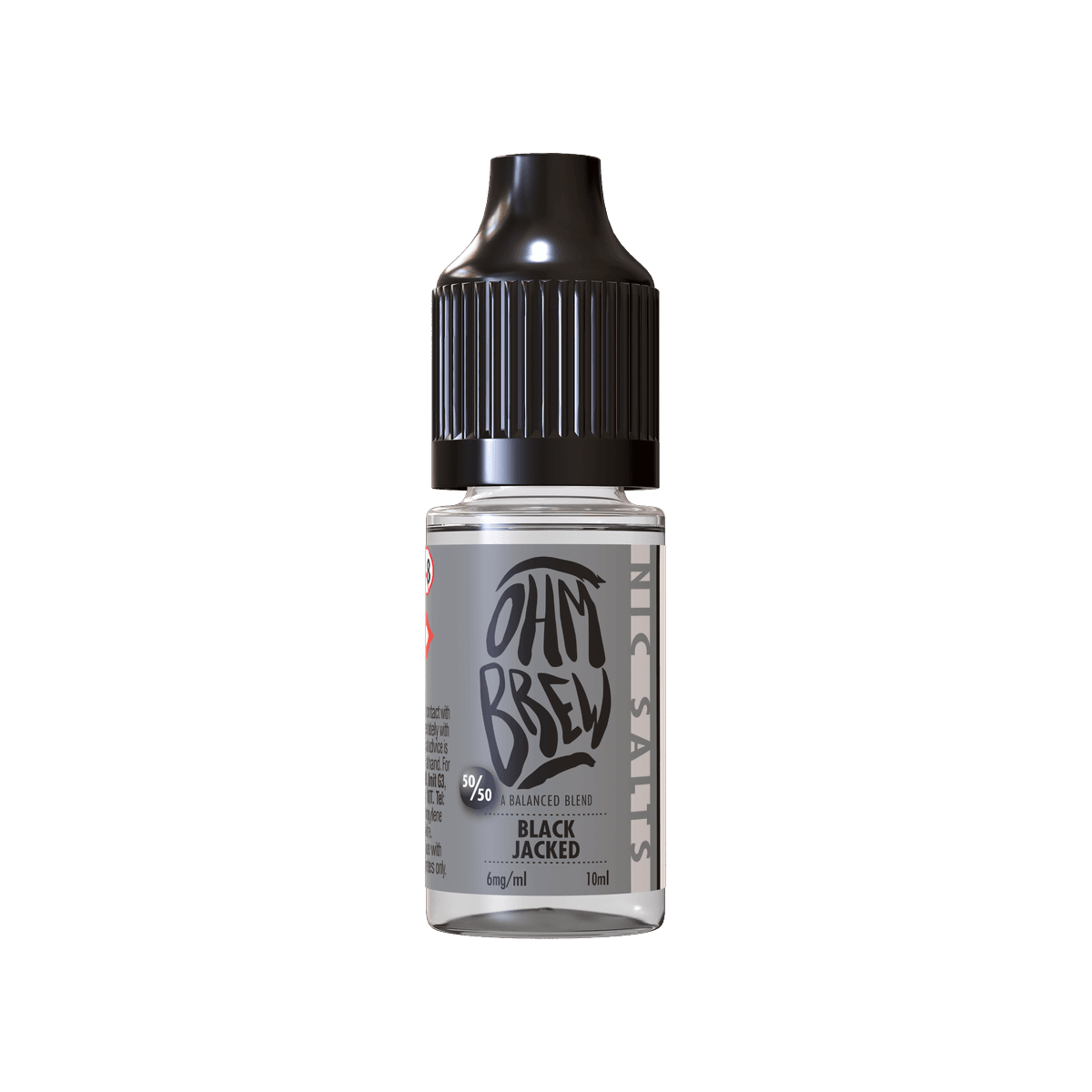 Black Jacked E-liquid by Ohm Brew 50/50 Nic Salts