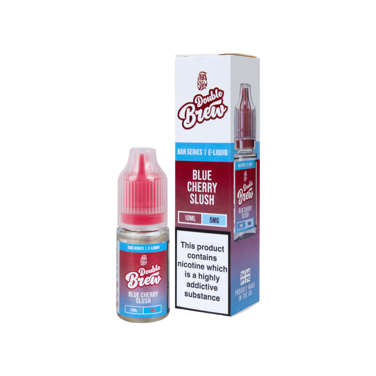 Blue Cherry Slush Nic Salt E-Liquid by Double Brew - 10mg E-Liquid
