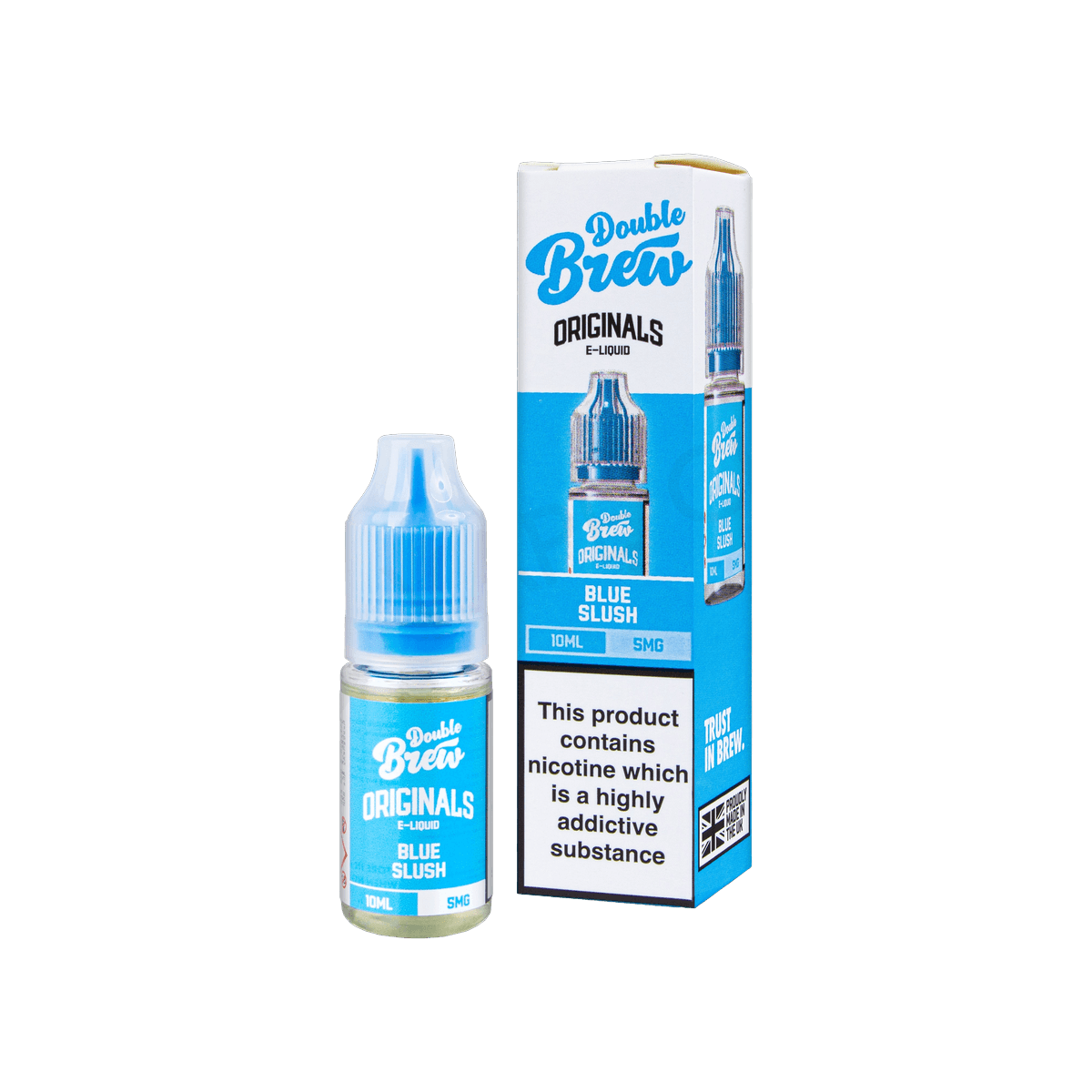 Blue Slush Nic Salt E-Liquid by Double Brew Originals