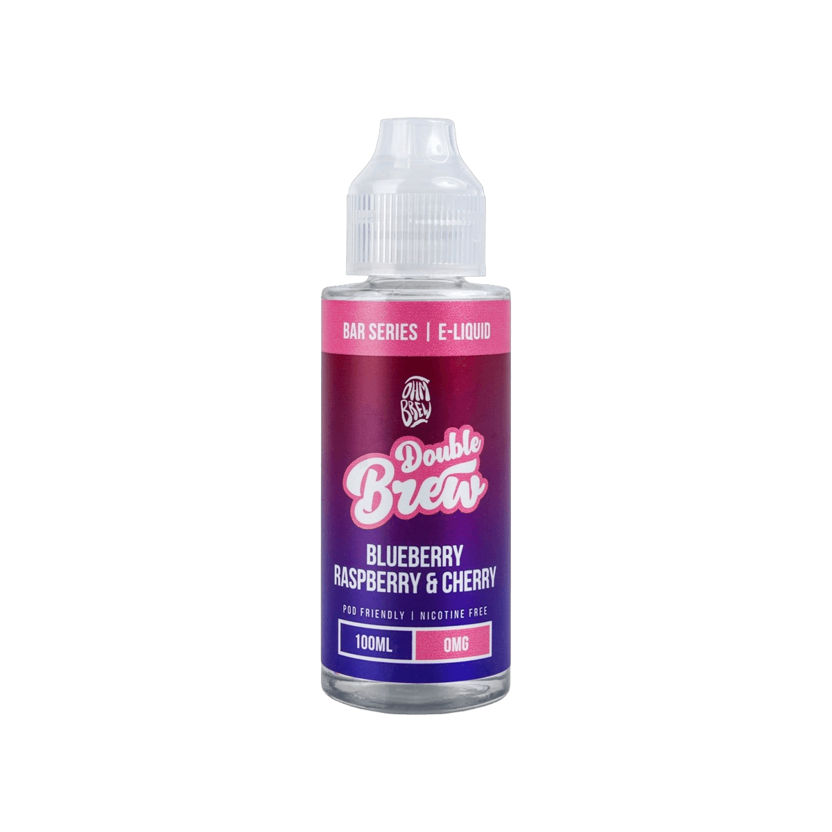 Blueberry & Raspberry Shortfill E-Liquid by Double Brew Bar Series 100ml