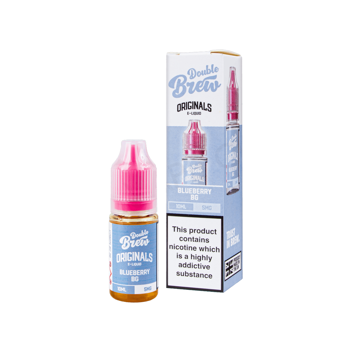 Blueberry BG Nic Salt E-Liquid by Double Brew Originals