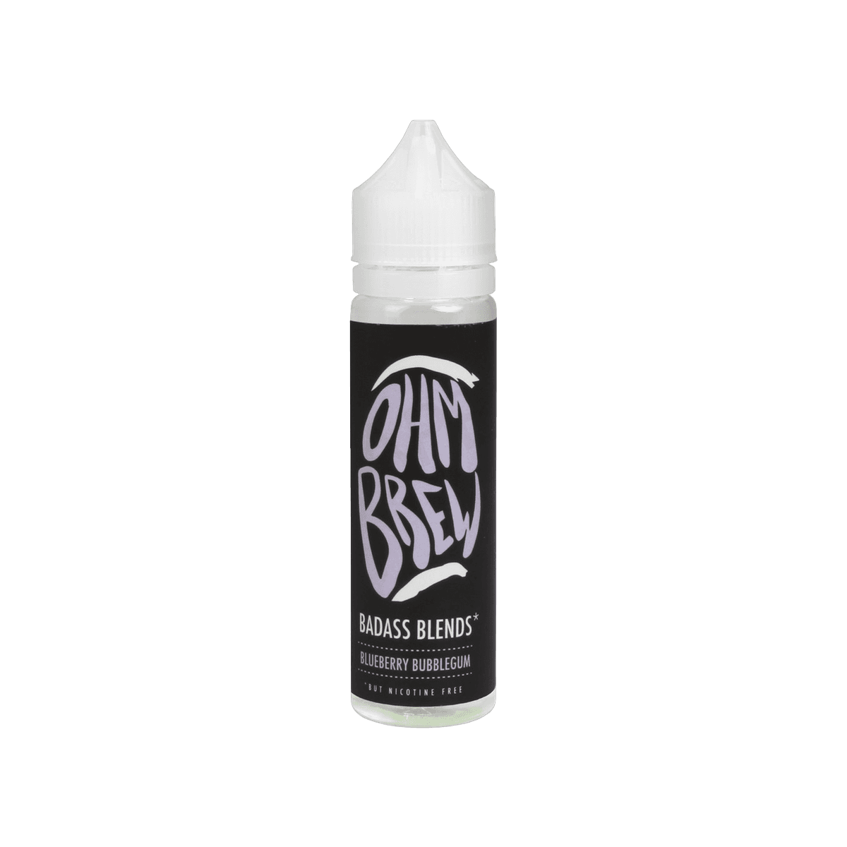 Blueberry Bubblegum Shortfill E-Liquid by Ohm Brew Badass Blends 50ml - 0mg E-Liquid