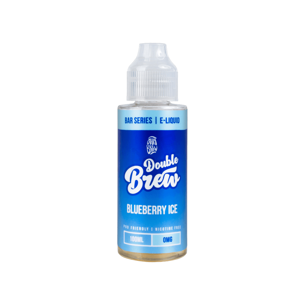 Blueberry Ice Shortfill E-Liquid by Double Brew Series 100ml - 0mg E-Liquid