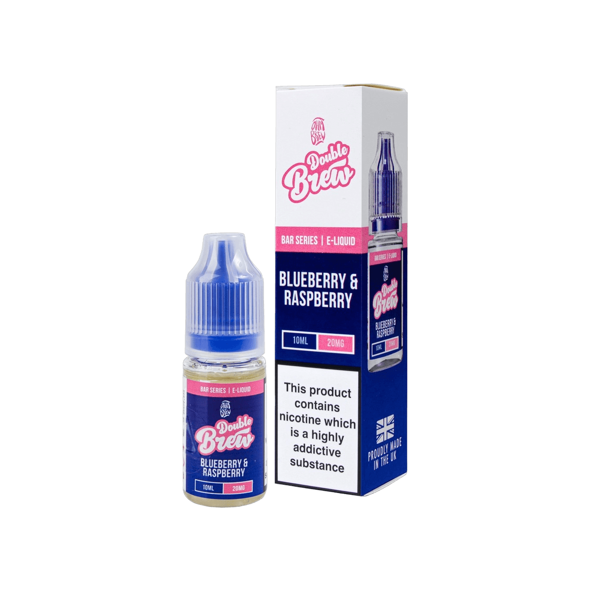 Blueberry Raspberry Nic Salt E-Liquid by Double Brew - 10mg E-Liquid