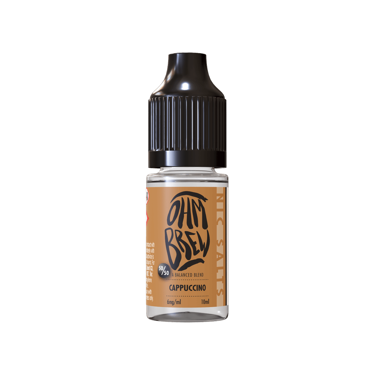 Cappuccino E-liquid by Ohm Brew 50/50 Nic Salts