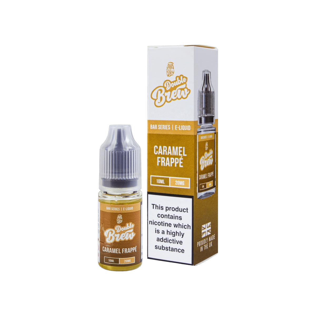 Caramel Frappe Nic Salt E-Liquid by Double Brew - 10mg E-Liquid
