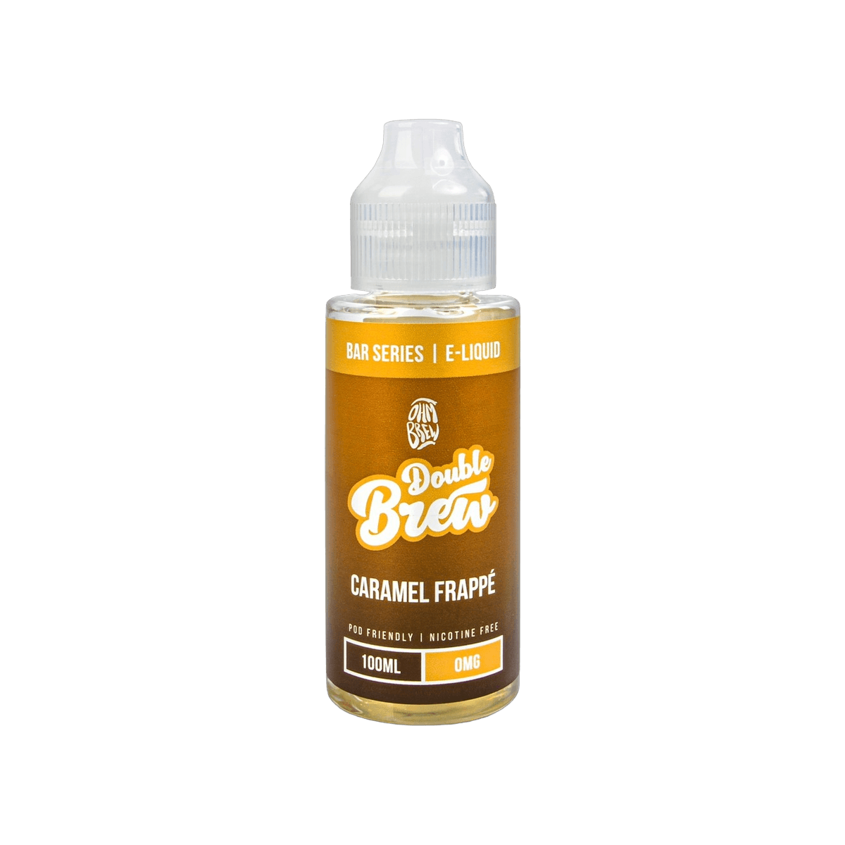 Caramel Frappe Shortfill E-Liquid by Double Brew Bar Series 100ml - 0mg E-Liquid