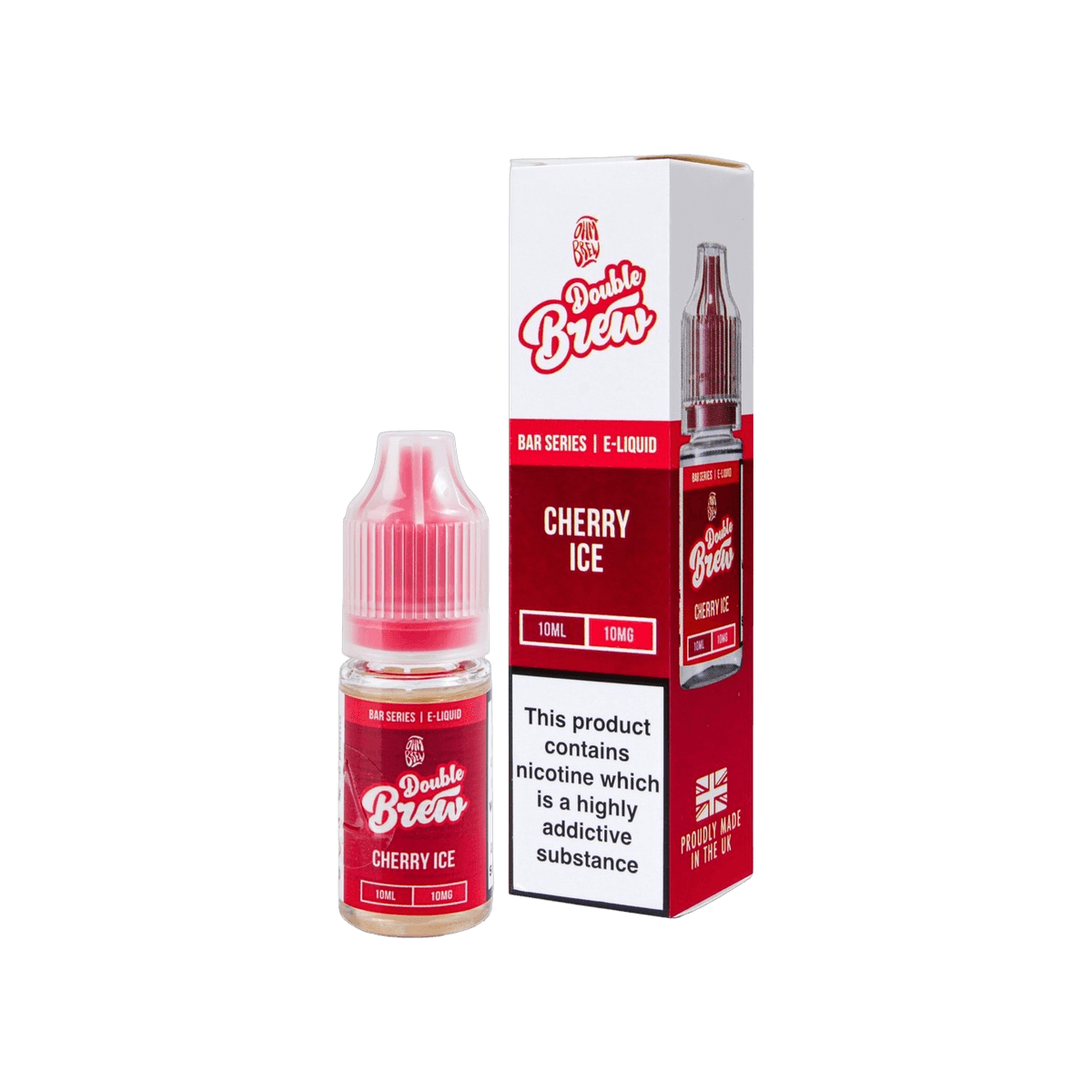 Cherry Ice Nic Salt E-Liquid by Double Brew - 10mg E-Liquid