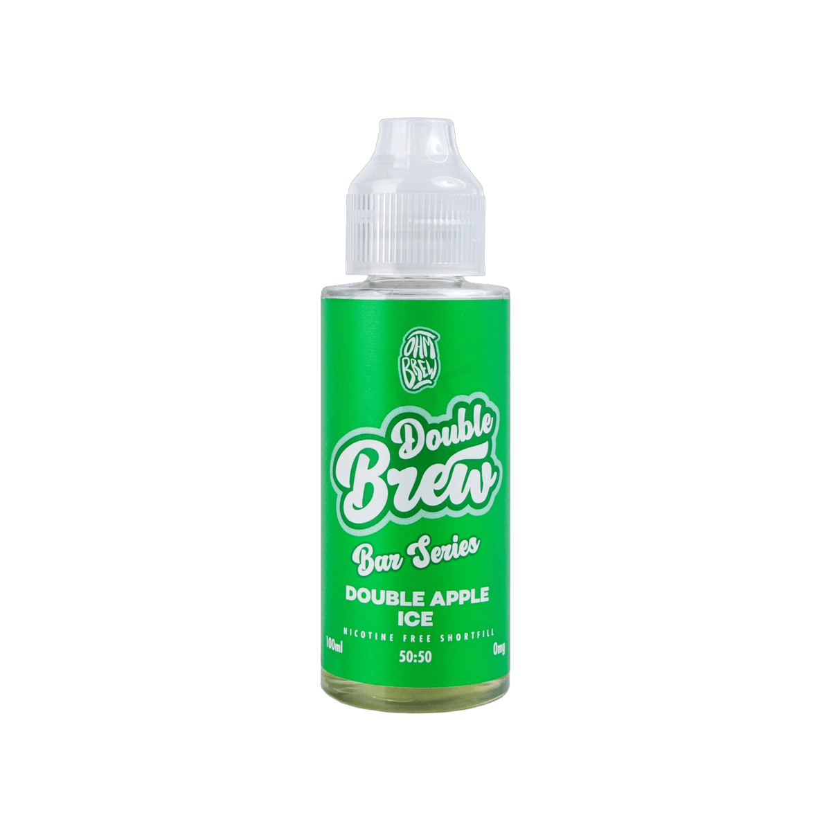 Double Apple Ice Shortfill E-Liquid by Double Brew Bar Series 100ml - 0mg E-Liquid