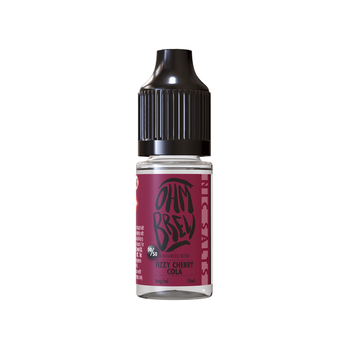 Fizzy Cherry Cola E-liquid by Ohm Brew 50/50 Nic Salts