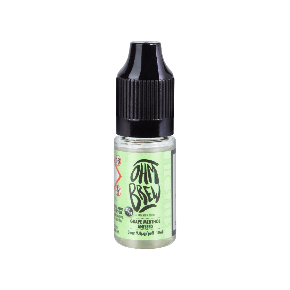 Grape Menthol Aniseed E-liquid by Ohm Brew 50/50 Nic Salts