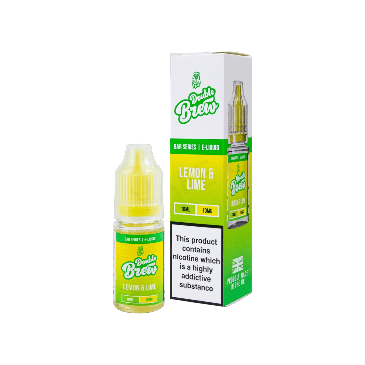 Lemon & Lime Nic Salt E-Liquid by Double Brew