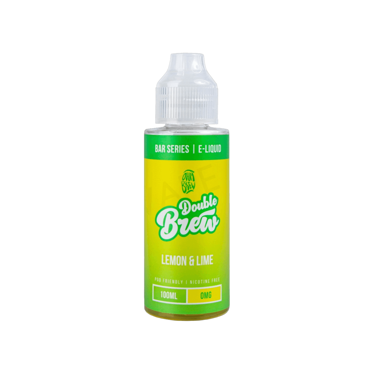 Lemon Lime Shortfill E-Liquid by Double Brew Bar Series 100ml - 0mg E-Liquid