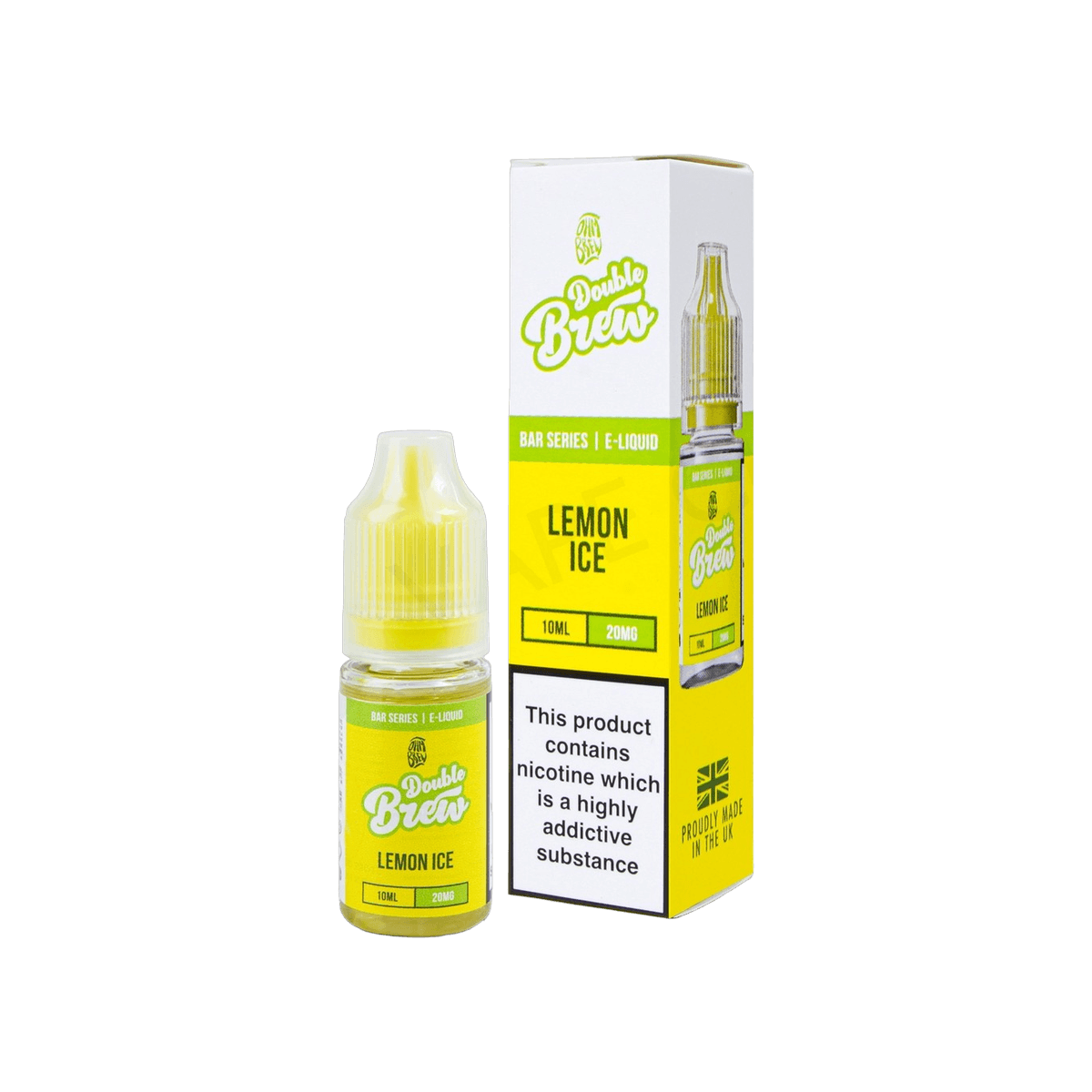 Lemon Ice Nic Salt E-Liquid by Double Brew