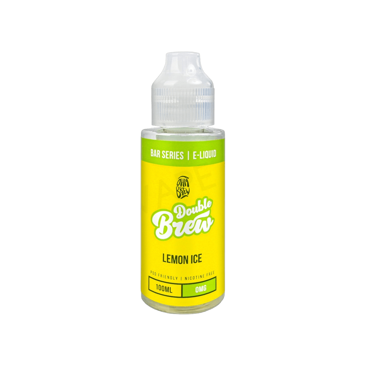 Lemon Ice Shortfill E-Liquid by Double Brew Bar Series 100ml - 0mg E-Liquid