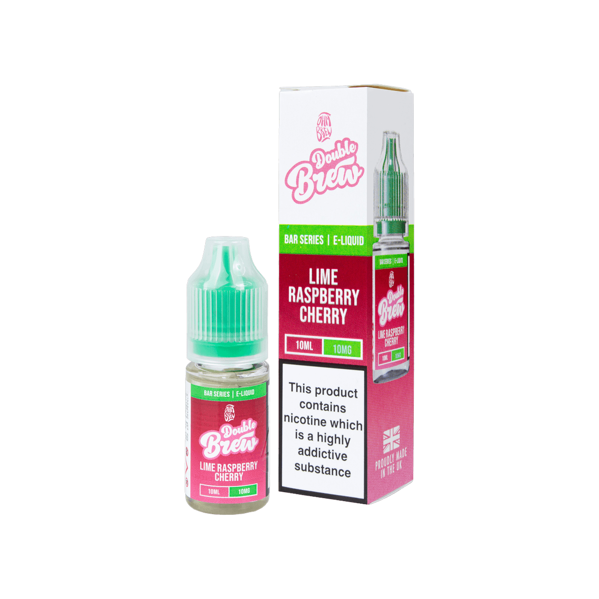 Lime Raspberry Cherry Nic Salt E-Liquid by Double Brew