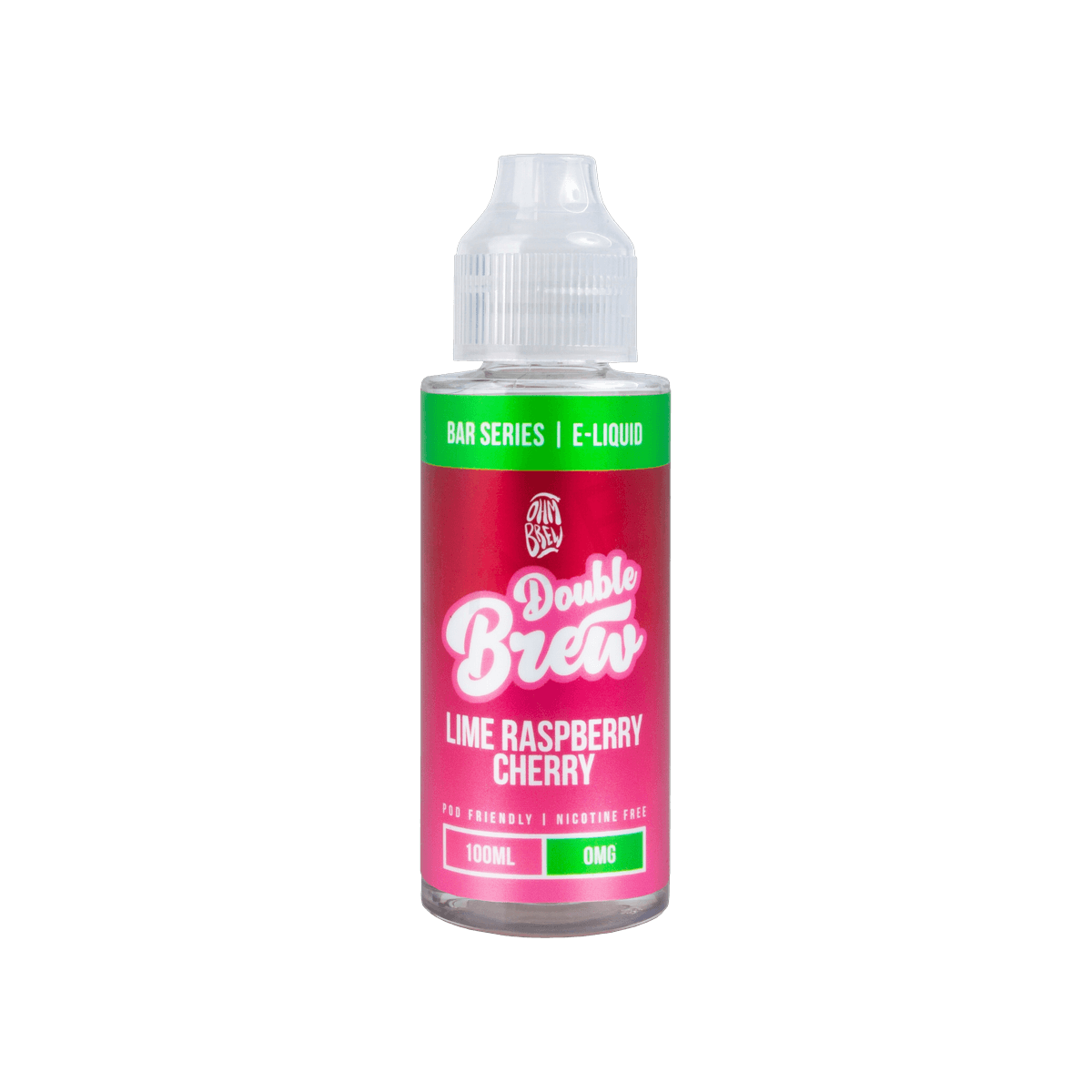 Lime Raspberry Cherry Shortfill E-Liquid by Double Brew Bar Series 100ml - 0mg E-Liquid