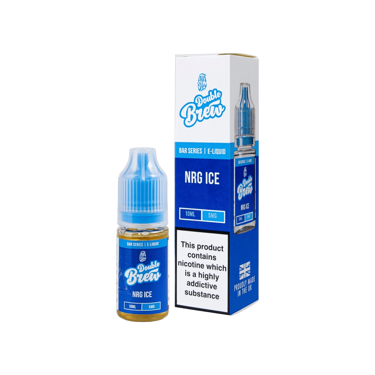 NRG Ice Nic Salt E-Liquid by Double Brew - 10mg E-Liquid