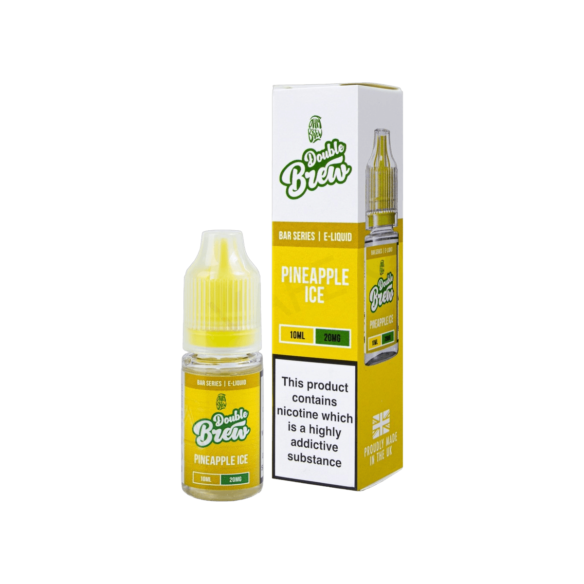 Pineapple Ice Nic Salt E-Liquid by Double Brew - 10mg E-Liquid
