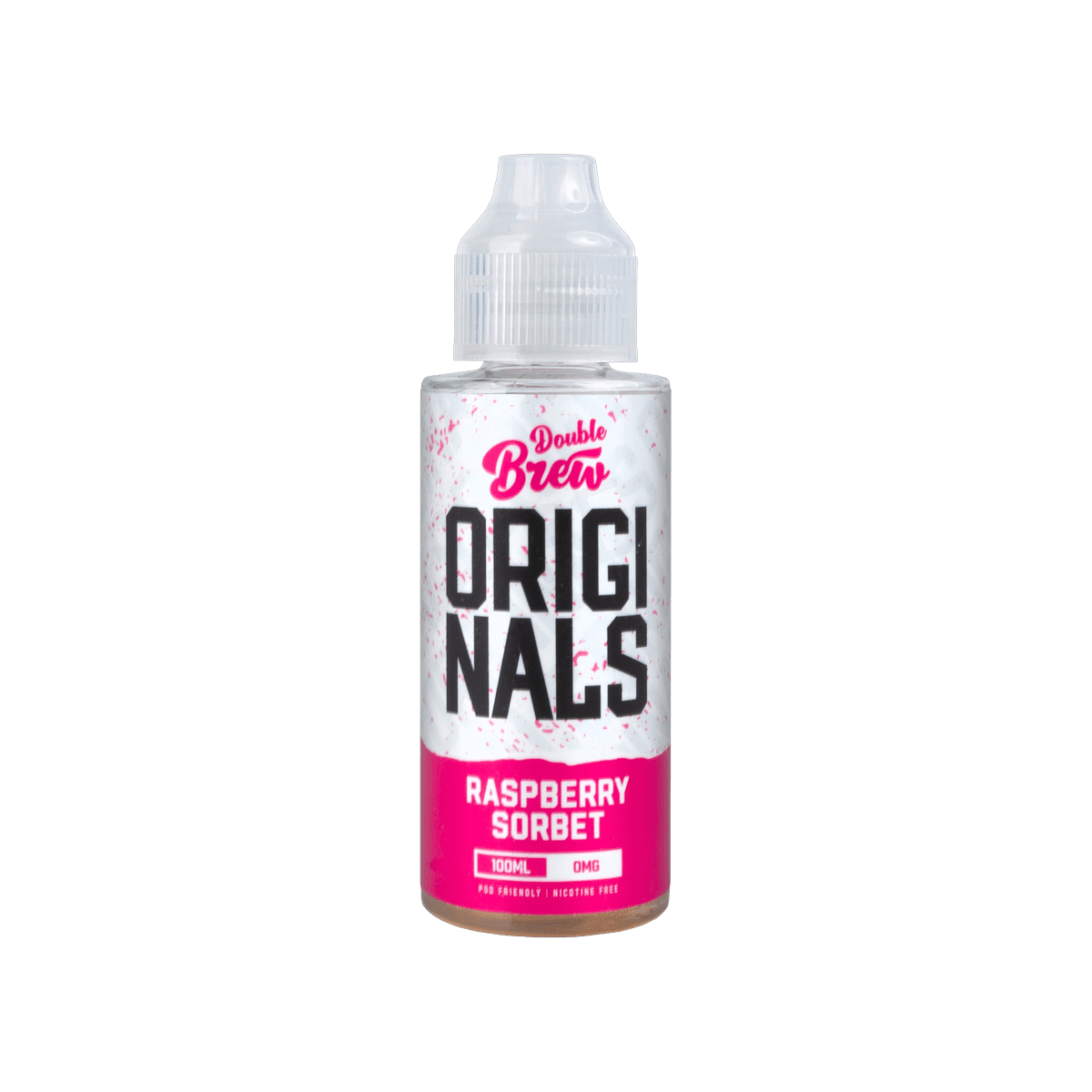 Raspberry Sorbet Shortfill E-Liquid by Double Brew Originals XL - 0mg E-Liquid