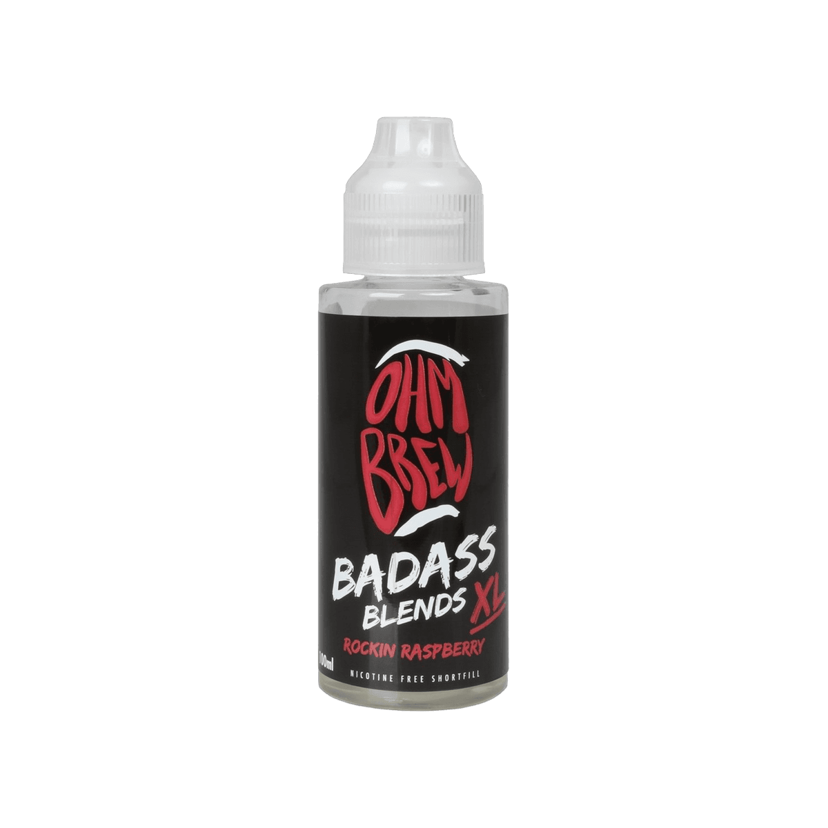 Rockin Raspberry Shortfill E-Liquid by Ohm Brew Badass Blends XL 100ml