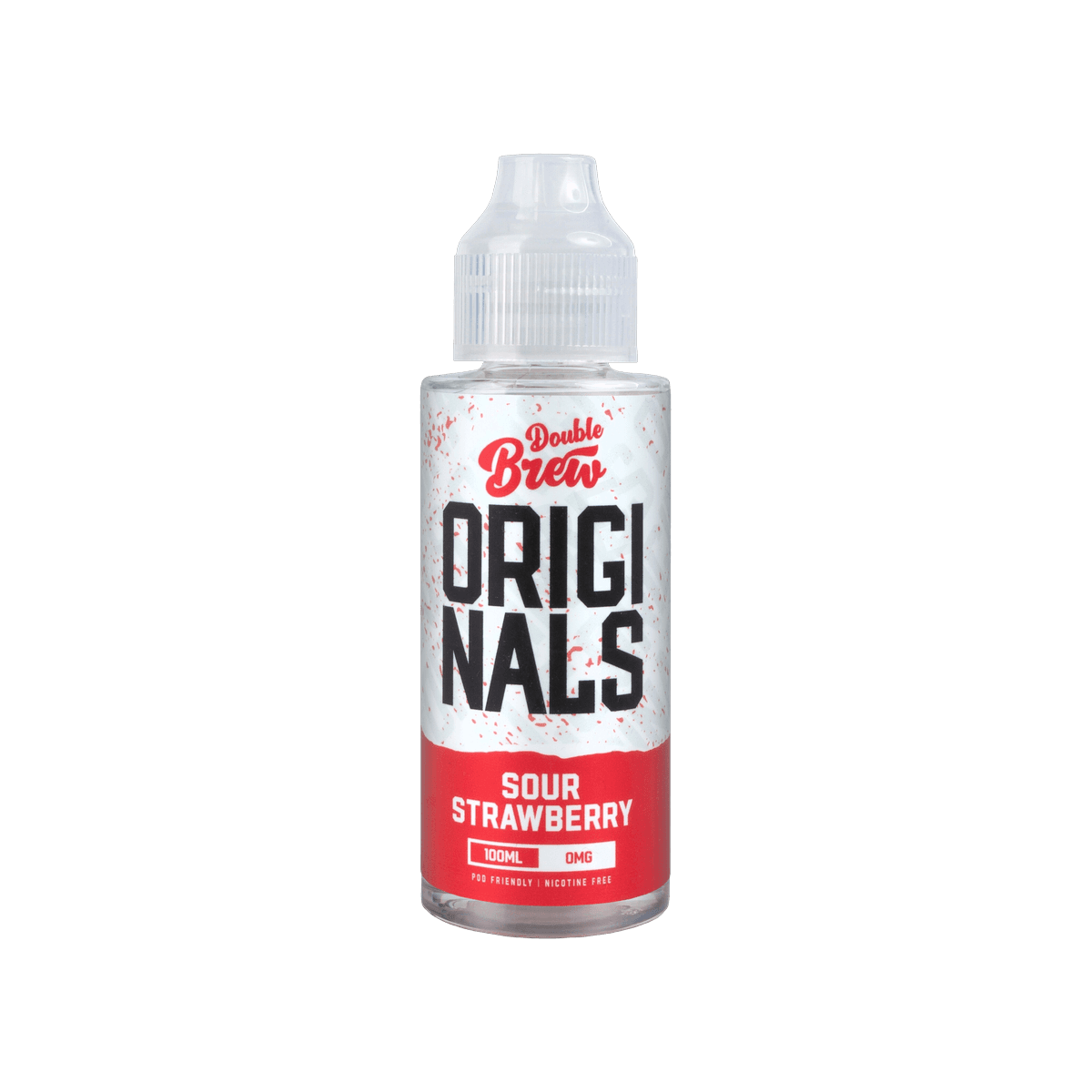 Sour Strawberry Shortfill E-Liquid by Double Brew Originals XL 100ml - 0mg E-Liquid