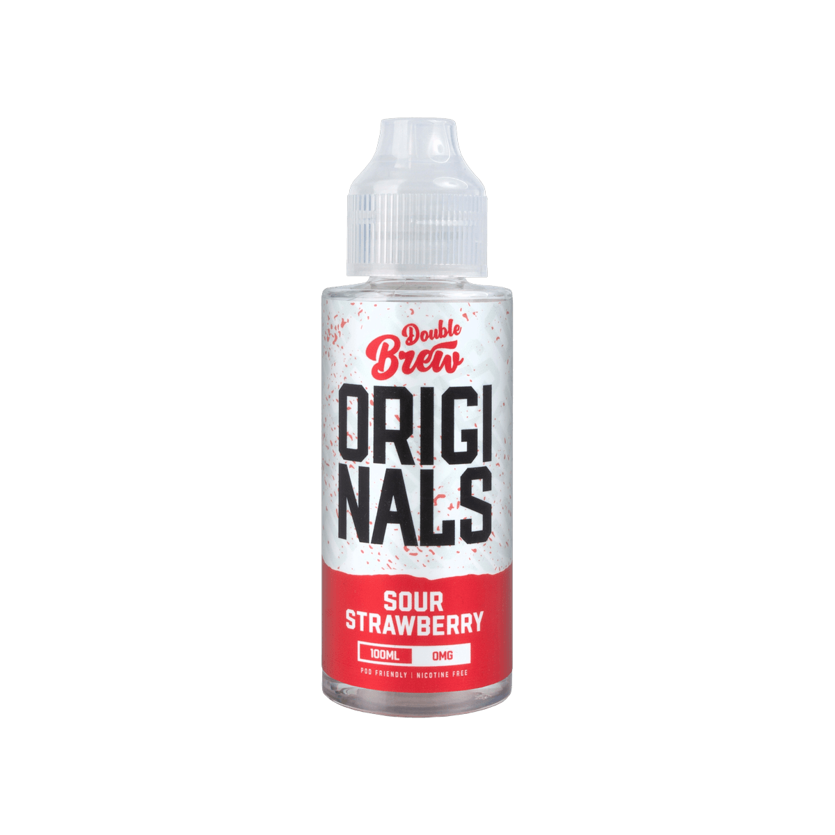 Sour Strawberry Shortfill E-Liquid by Double Brew Originals XL 100ml