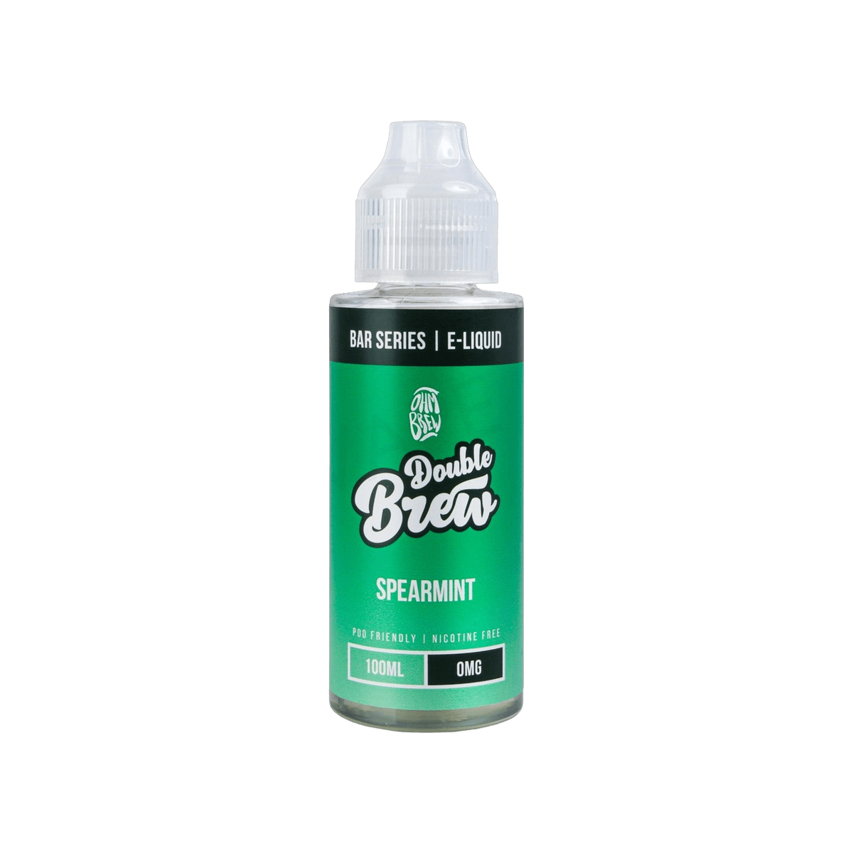 Spearmint Shortfill E-Liquid by Double Brew Bar Series 100ml - 0mg E-Liquid