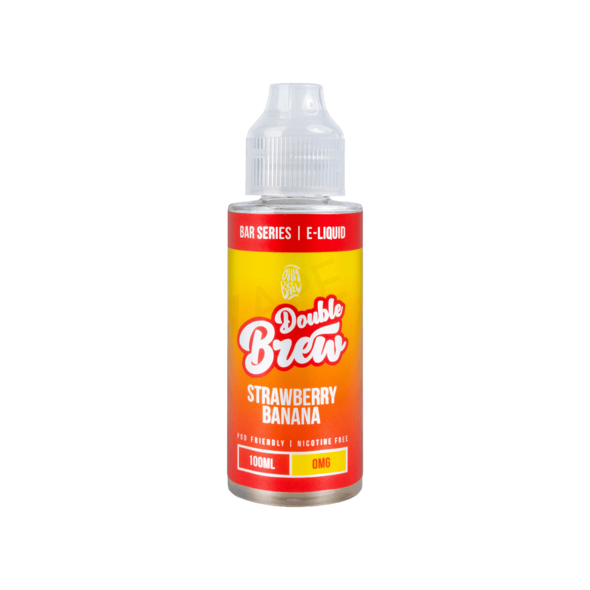 Strawberry Banana Shortfill E-Liquid by Double Brew Bar Series 100ml