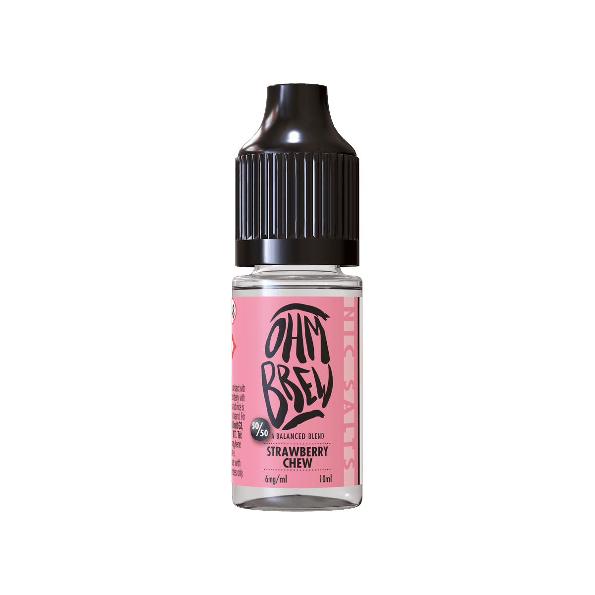 Strawberry Chew E-Liquid by Ohm Brew 50 50 Nic Salts - E-Liquids