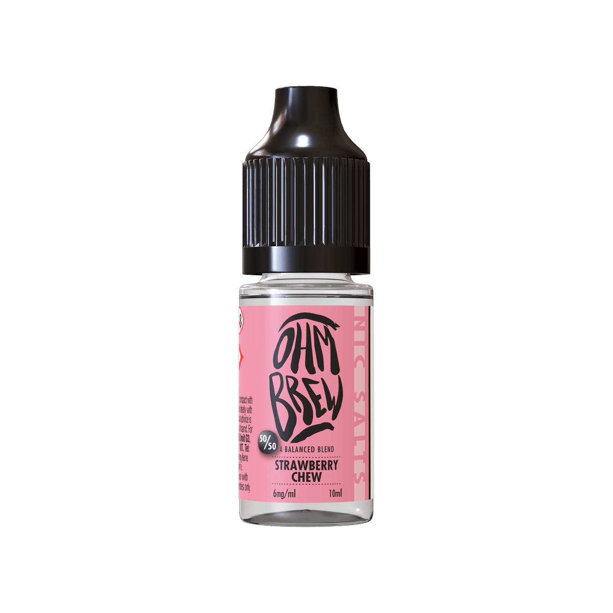 Strawberry Chew E-liquid by Ohm Brew 50/50 Nic Salts