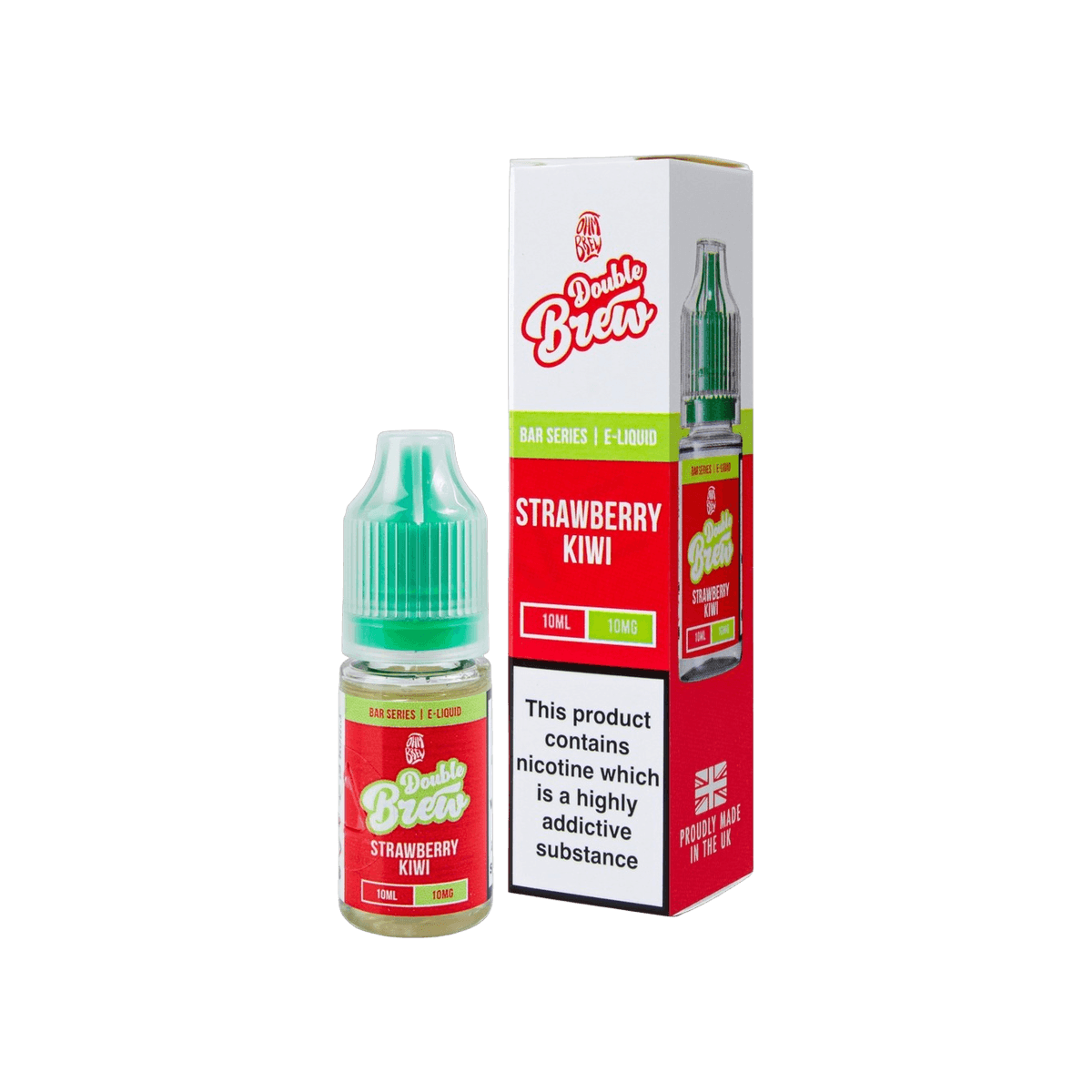 Strawberry Kiwi Nic Salt E-Liquid by Double Brew