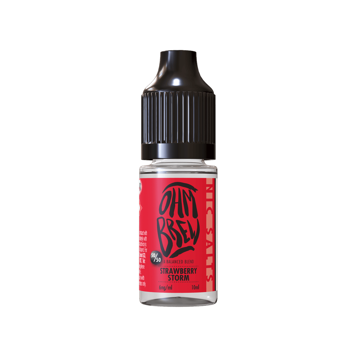 Strawberry Storm E-liquid by Ohm Brew 50/50 Nic Salts