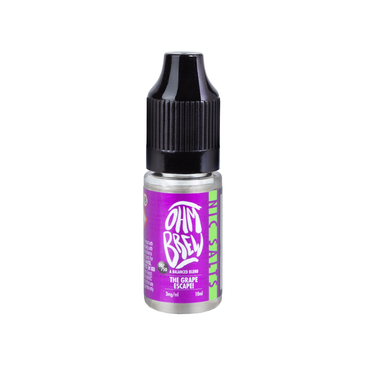 The Grape Escape E-Liquid by Ohm Brew 50 50 Nic Salts - E-Liquids