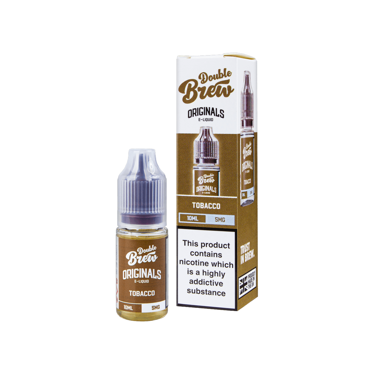 Tobacco Nic Salt E-Liquid by Double Brew Originals