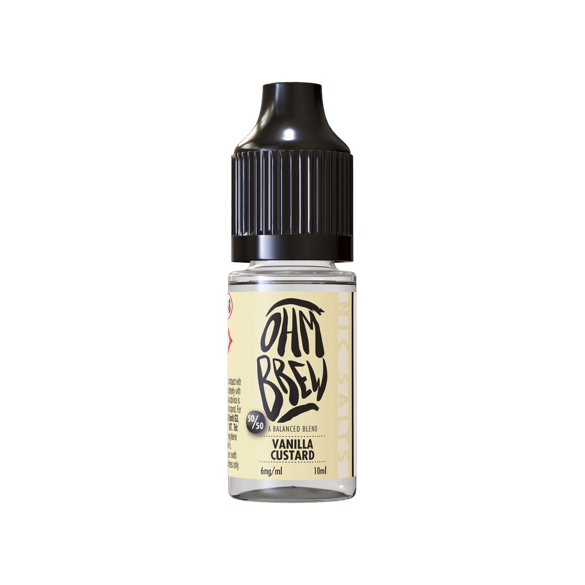 Vanilla Custard E-Liquid by Ohm Brew 50 50 Nic Salts - E-Liquids
