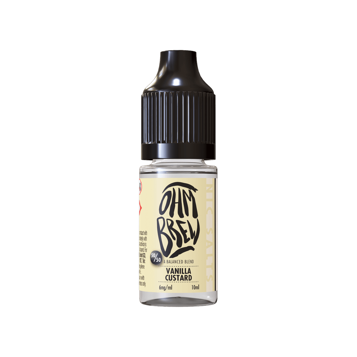 Vanilla Custard E-liquid by Ohm Brew 50/50 Nic Salts