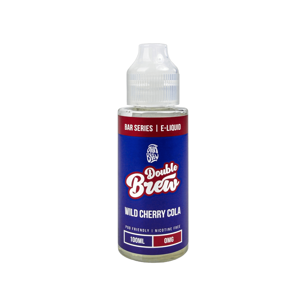 Wild Cherry Cola Shortfill E-Liquid by Double Brew Bar Series 100ml - 0mg E-Liquid