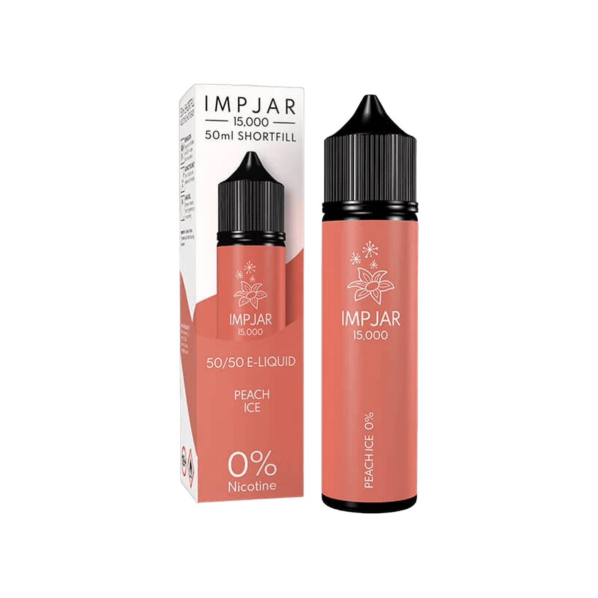 Peach Ice Shortfill E-Liquid by Imp Jar 50ml