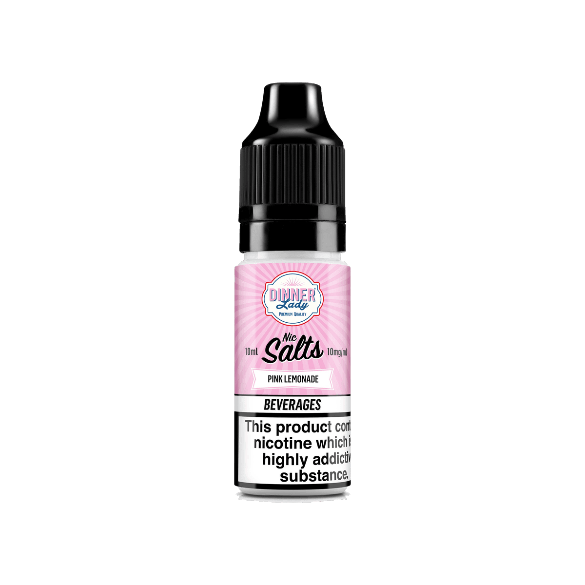 Pink Lemonade Nic Salt E-Liquid by Dinner Lady - 10mg E-Liquid