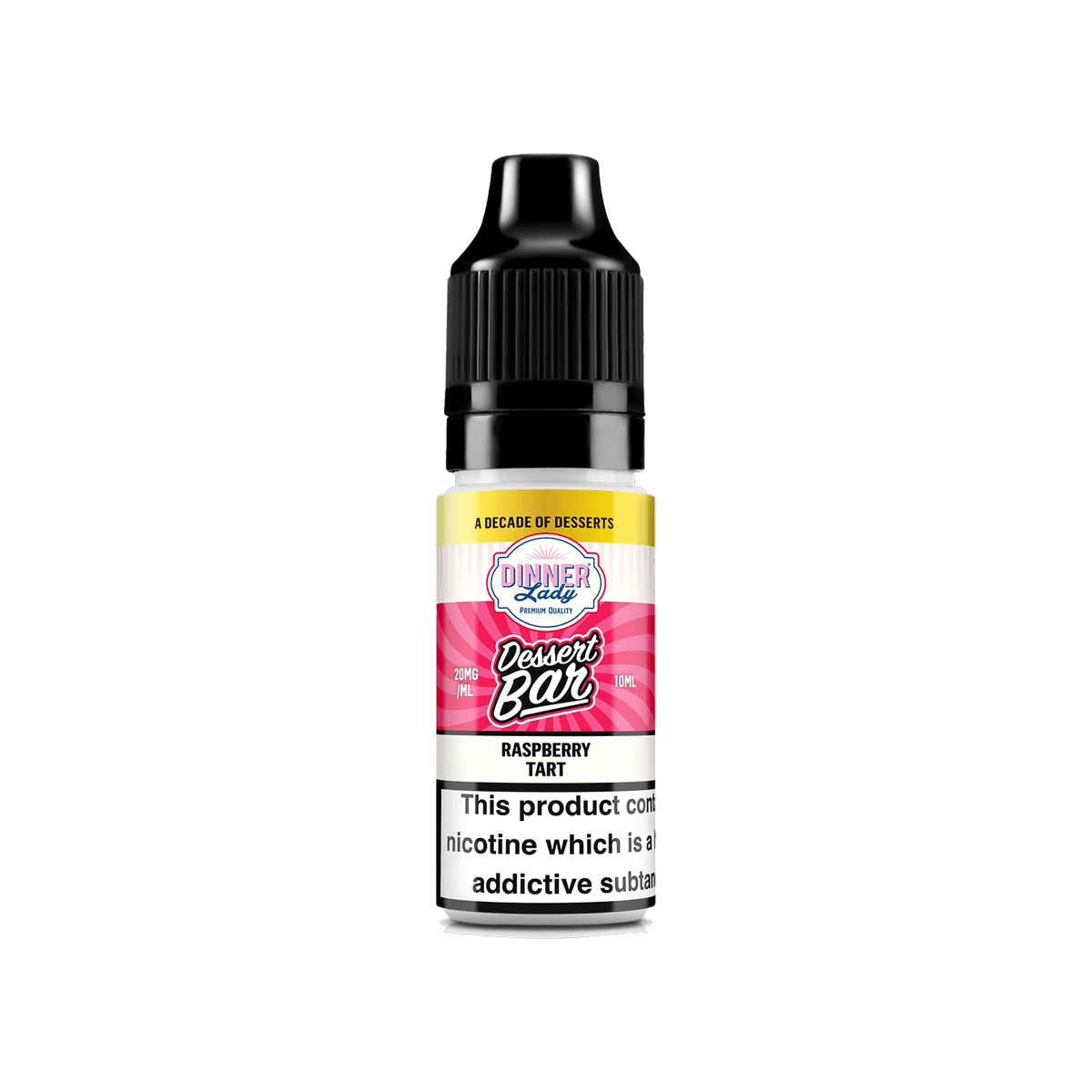 Raspberry Tart Nic Salt E-Liquid by Dinner Lady Dessert Bar - 10mg E-Liquid
