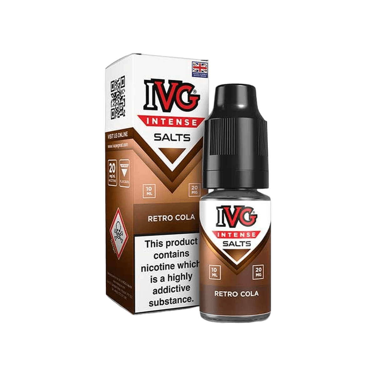 Retro Cola E-Liquid by IVG Intense Salts 10ml bottle