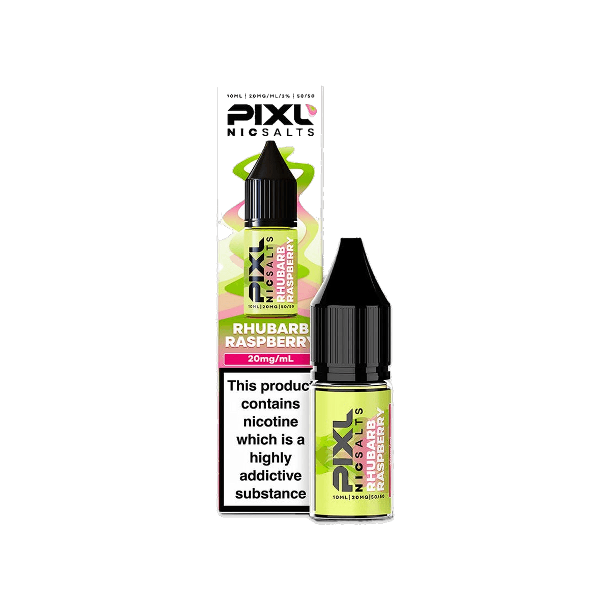 Rhubarb Raspberry Nic Salt E-Liquid by Pixl - 10mg E-Liquid