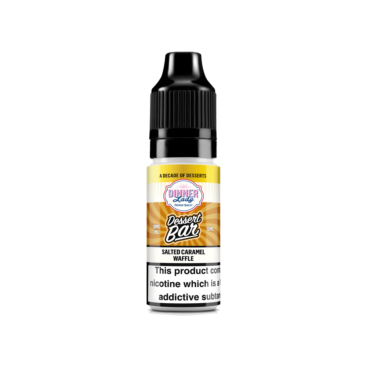 Salted Caramel Waffle Nic Salt E-Liquid by Dinner Lady Dessert Bar - 10mg E-Liquid