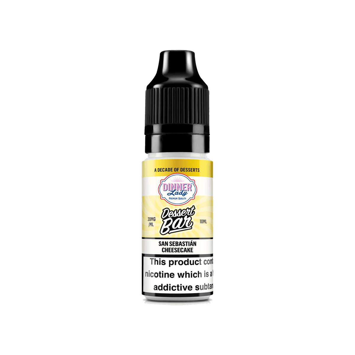 San Sebastian Cheesecake Nic Salt E-Liquid by Dinner Lady Dessert Bar - 10mg E-Liquid