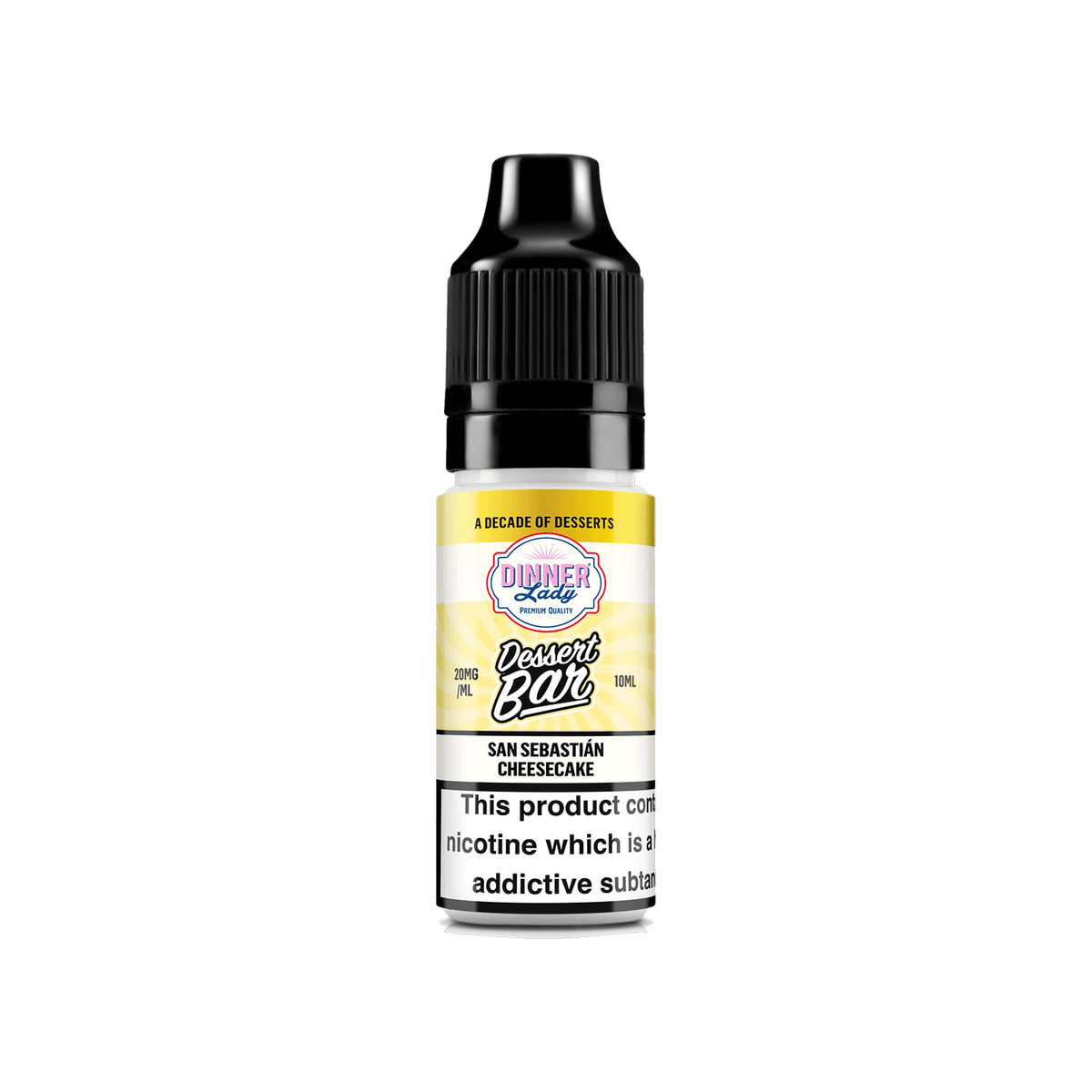 San Sebastian Cheesecake Nic Salt E-Liquid by Dinner Lady Dessert Bar