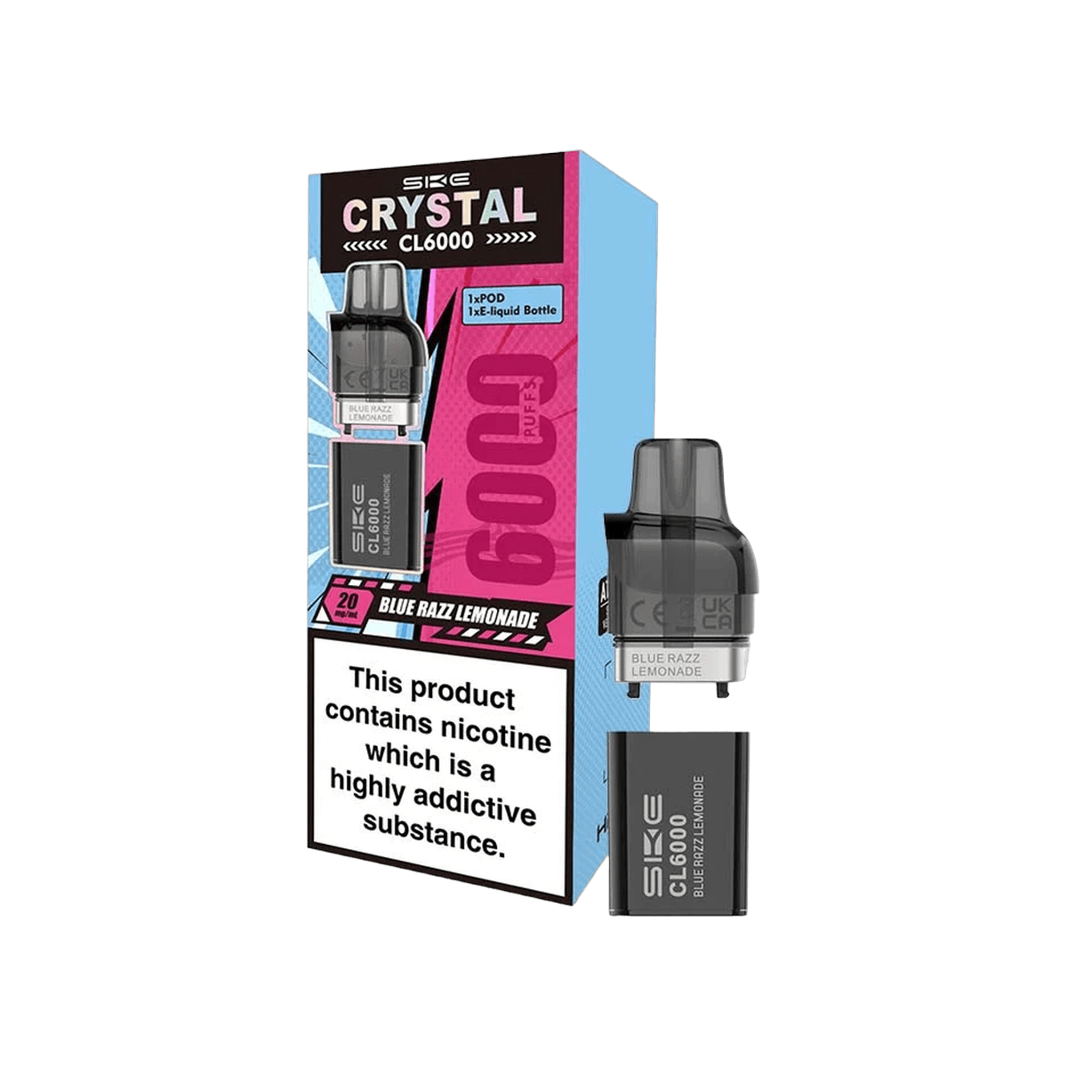Blue Razz Lemonade SKE Crystal E-Liquid